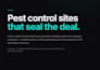 design a high converting pest control business website